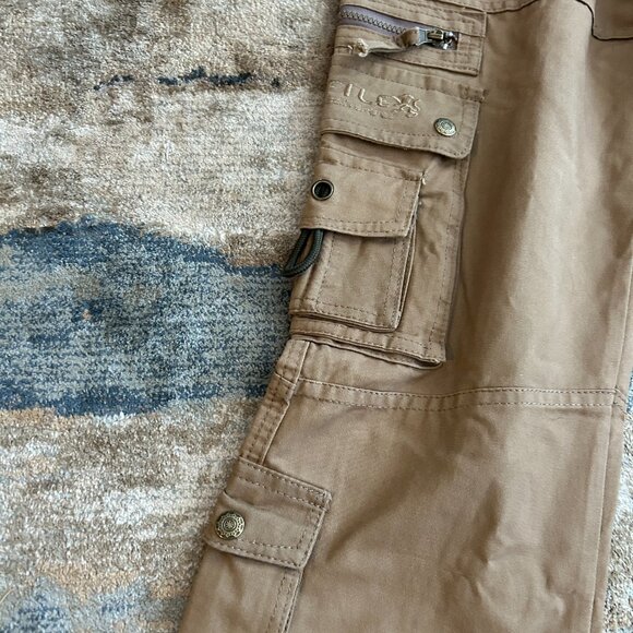 Brown Fashion Cargo Utility  pants -Men's Size 28 - Picture 6 of 8